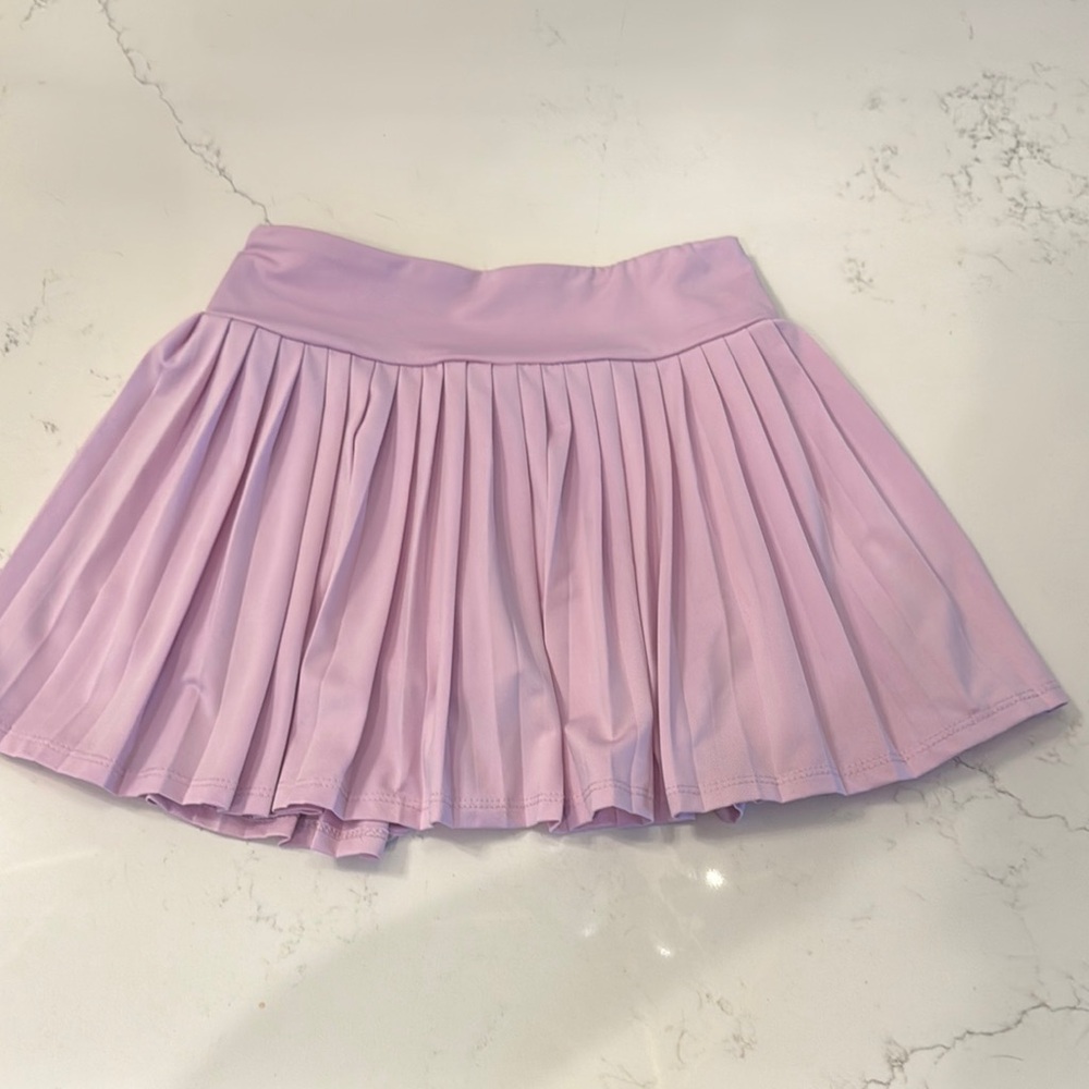 Girls Pleated Lavender Skirt